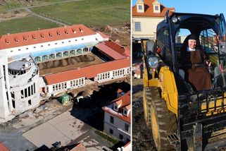 Řeholní sestry si staví za Prahou klášter. Naučily se pracovat s motorovou pilou i nakladačem - Novinky